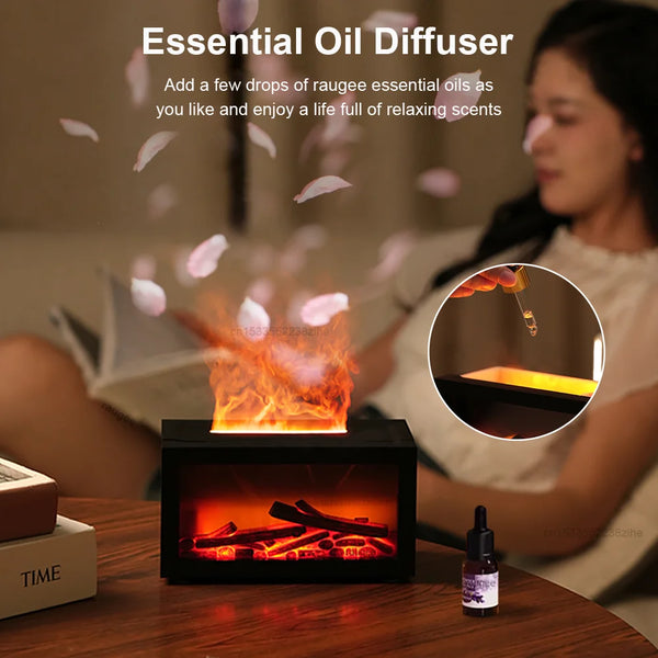EmberGlow Flame Aroma Humidifier