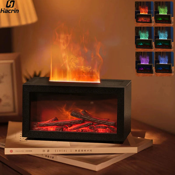 EmberGlow Flame Aroma Humidifier