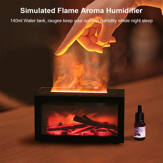EmberGlow Flame Aroma Humidifier